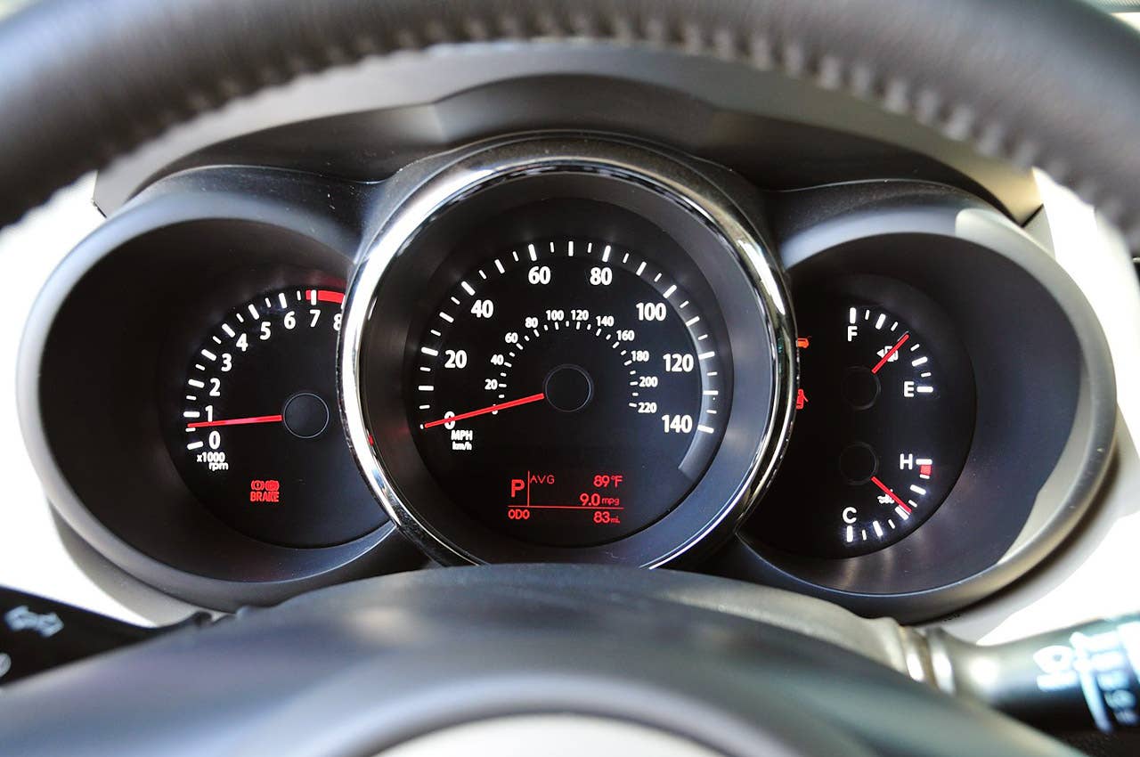 2012 Kia Soul gauges