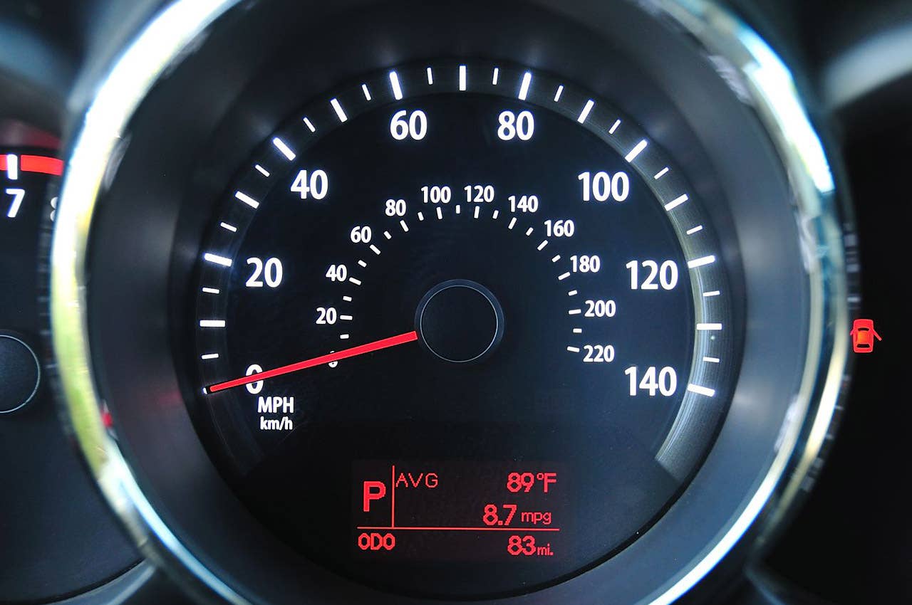 2012 Kia Soul speedometer