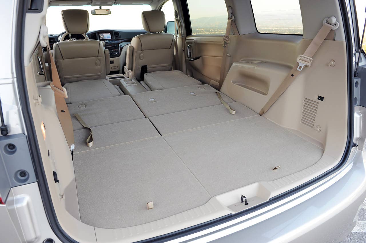 2011 Nissan Quest rear cargo area