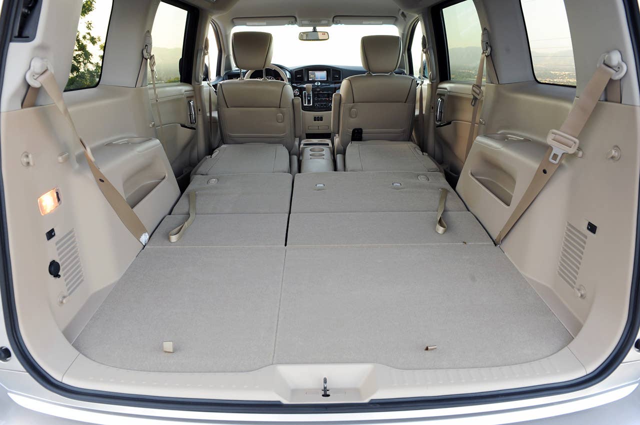 2011 Nissan Quest rear cargo area