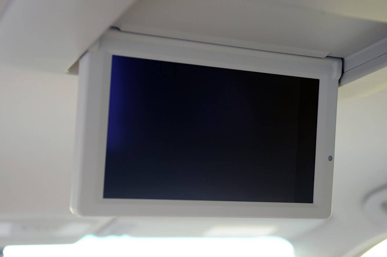 2011 Nissan Quest rear seat television monitor