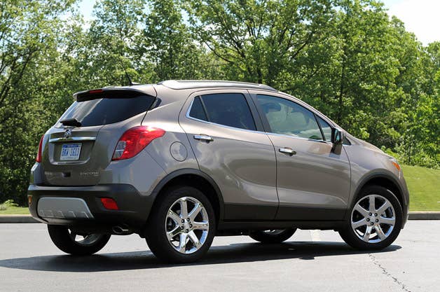 2013 Buick Encore rear 3/4 view