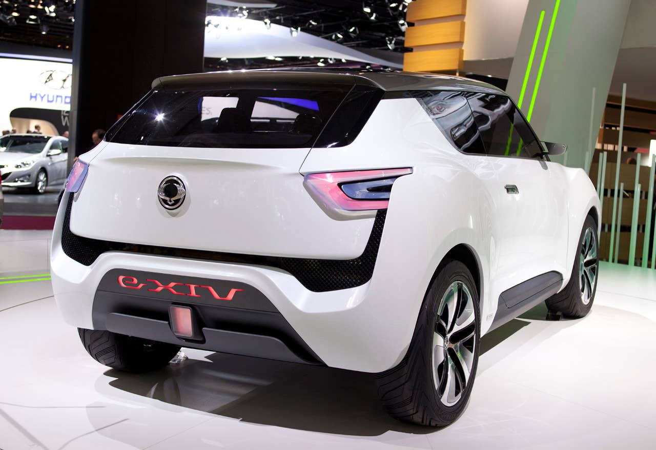 Ssongyang e-XIV Concept rear 3/4