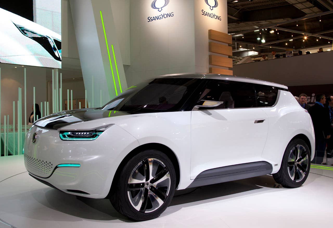 Ssongyang e-XIV Concept front 3/4