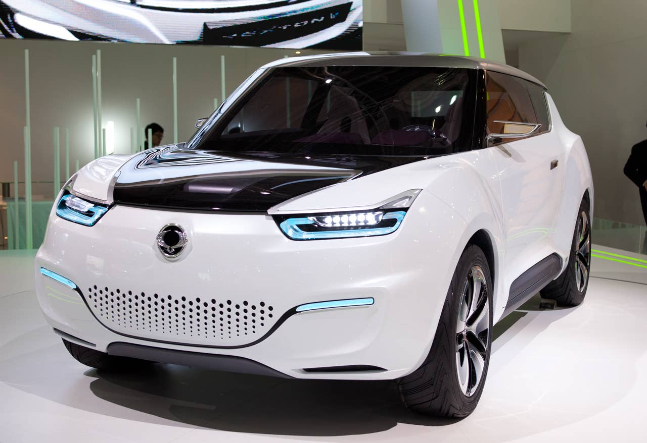 Ssongyang e-XIV Concept front 3/4