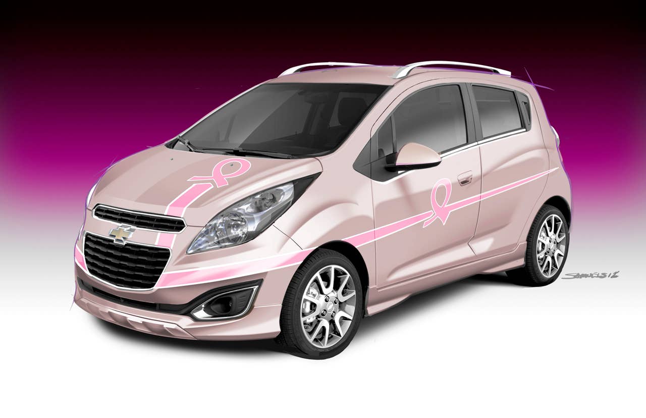 ‘Pink Out’ Chevrolet Spark Cancer Awareness Concept