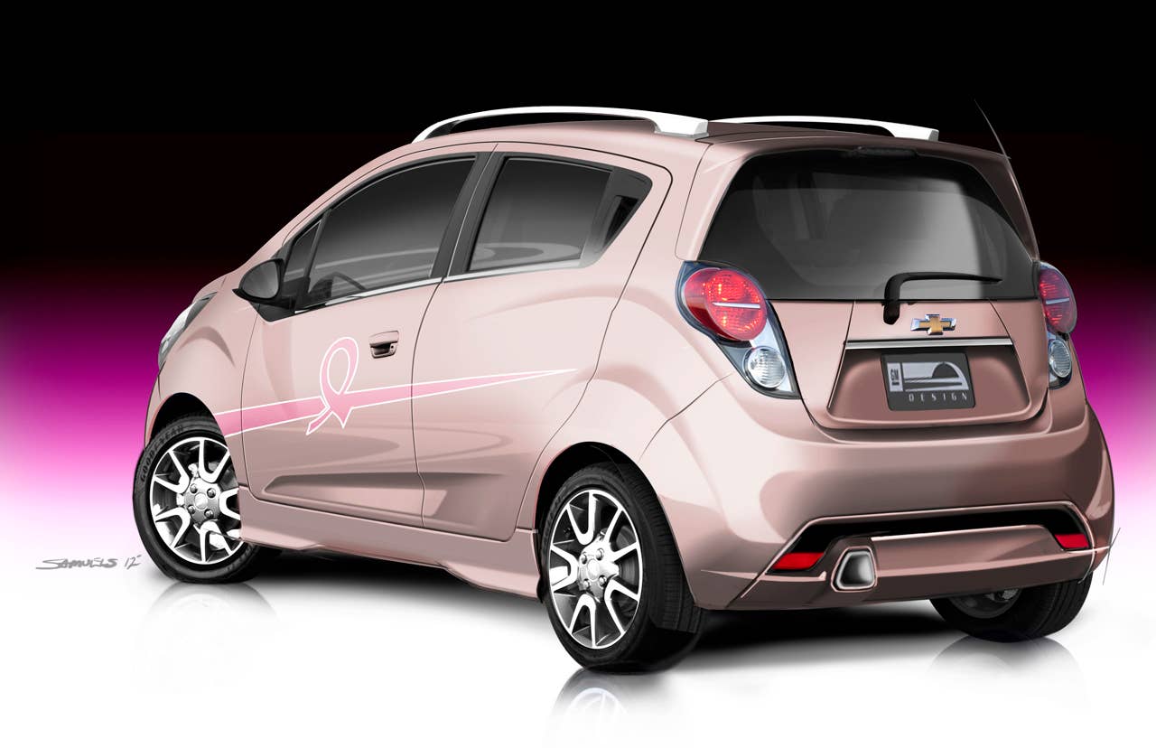 ‘Pink Out’ Chevrolet Spark Cancer Awareness Concept
