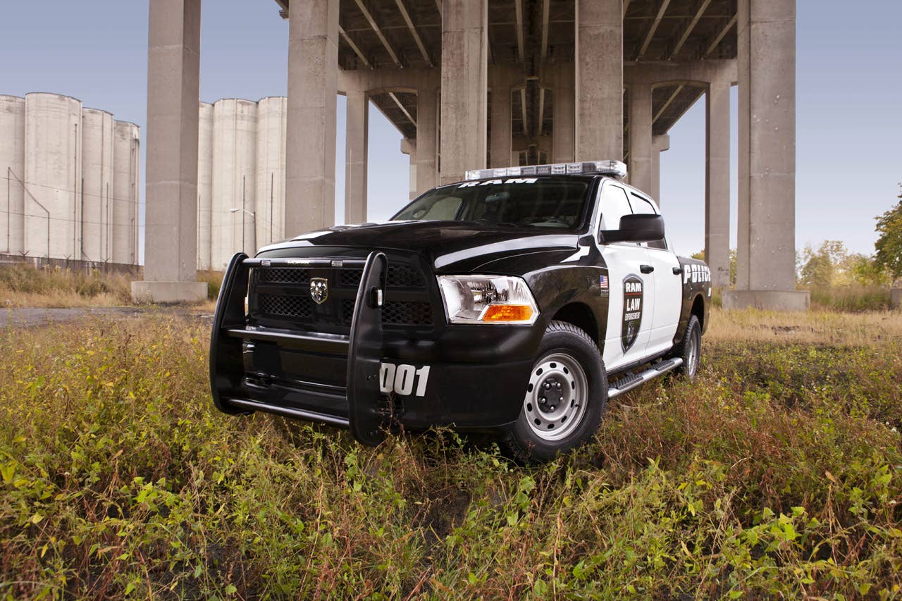 Ram Special Services Police Truck front 3/4