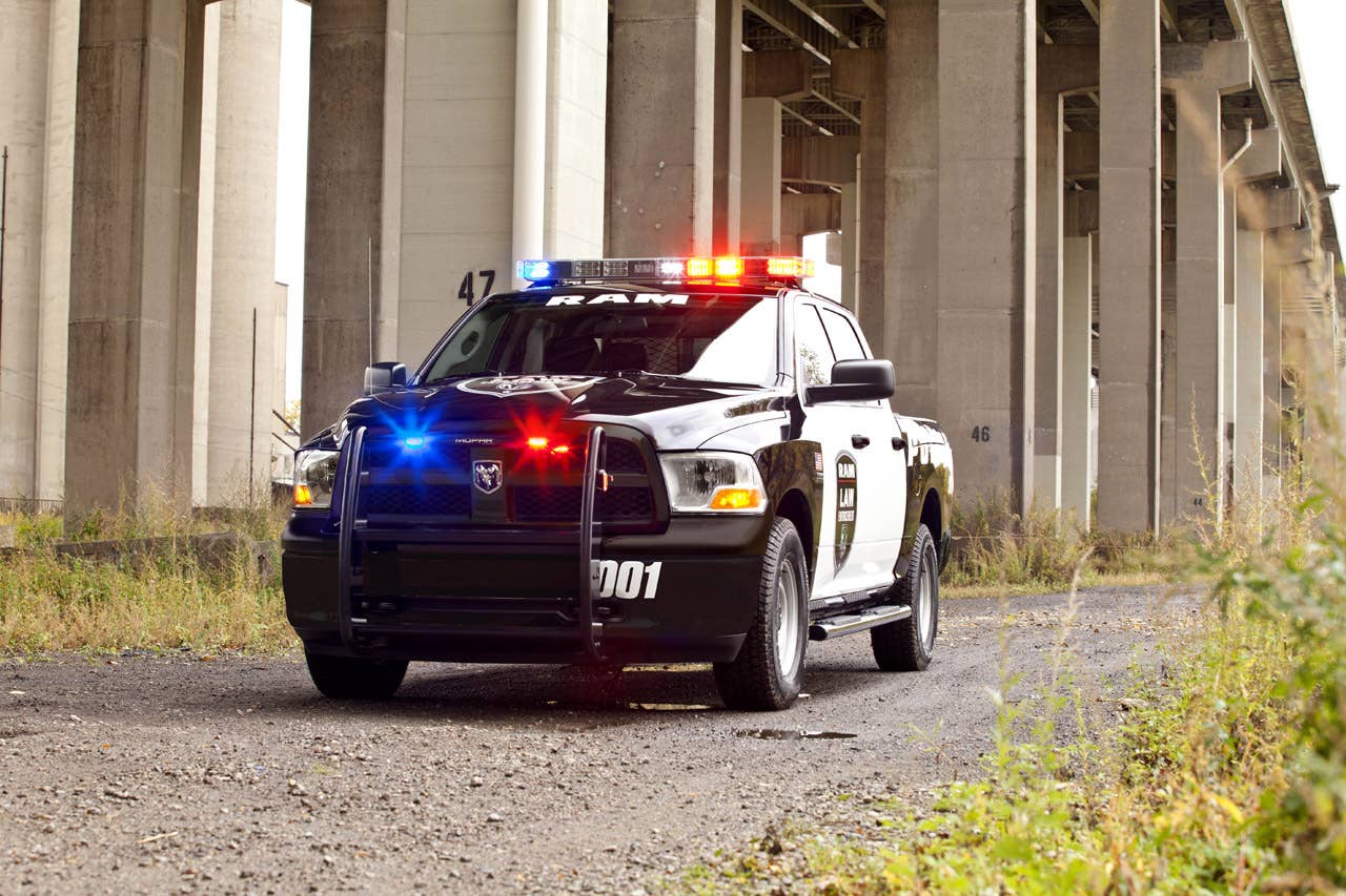 Ram Special Services Police Truck with lights