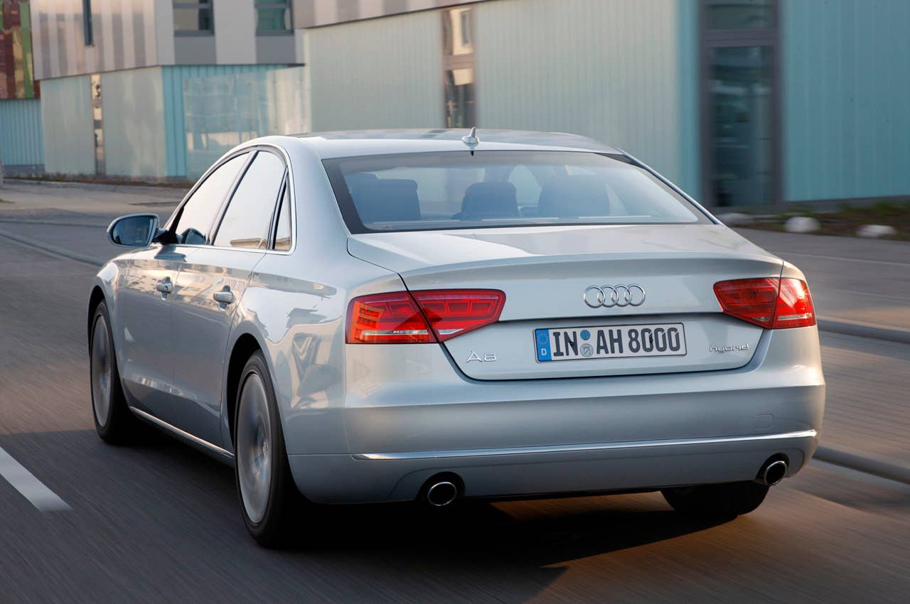 2012 Audi A8 Hybrid driving