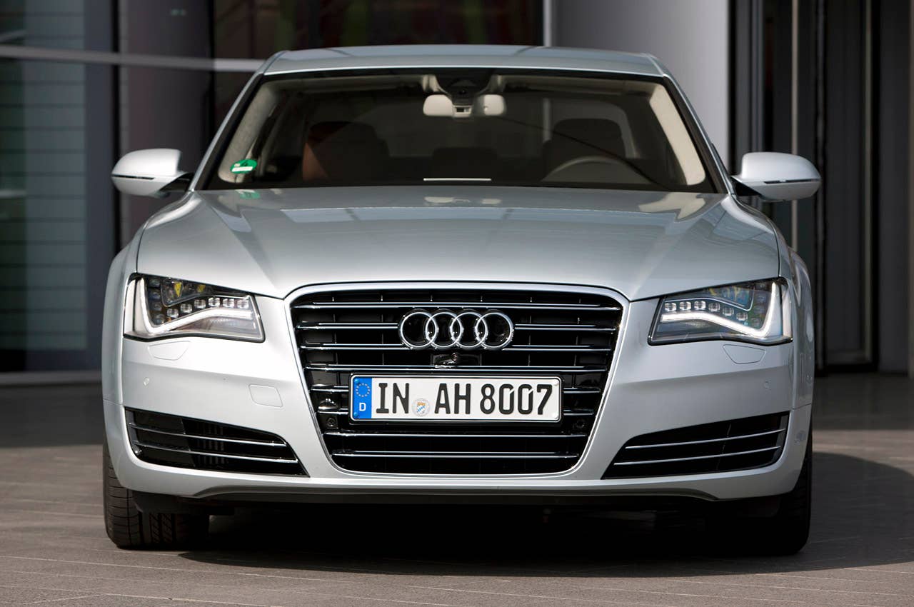 2012 Audi A8 Hybrid front view