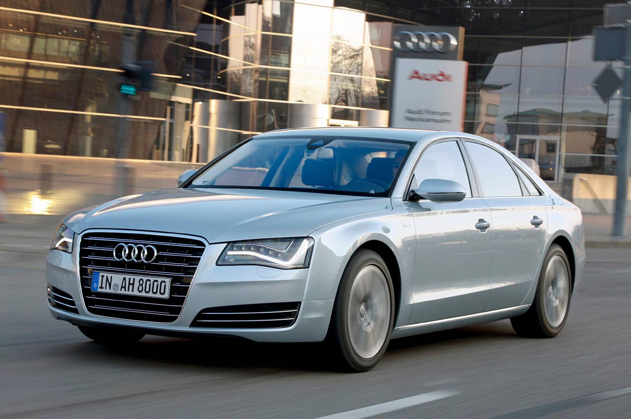 2012 Audi A8 Hybrid driving