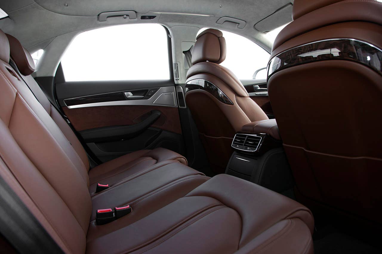 2012 Audi A8 Hybrid rear seats