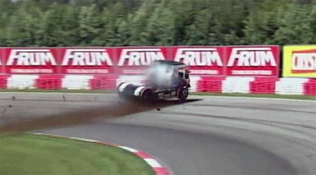 Formula Truck racer cheats death when his big rig's brakes fail - Autoblog