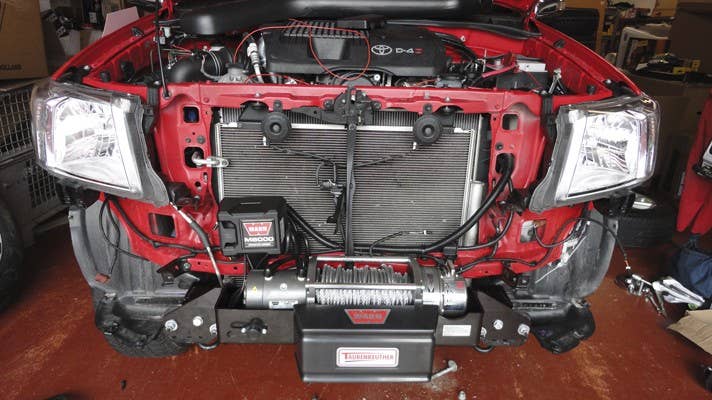 Top Gear Toyota Hilux winch