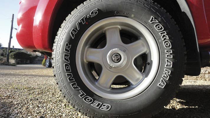 Top Gear Toyota Hilux wheels and tires