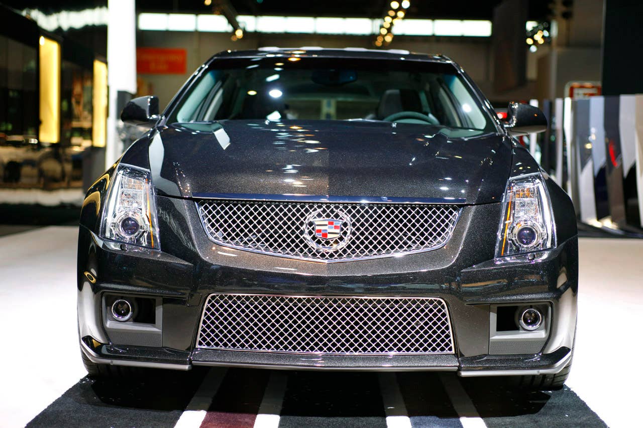 2011 Cadillac CTS-V Sport Wagon Black Diamond Edition front