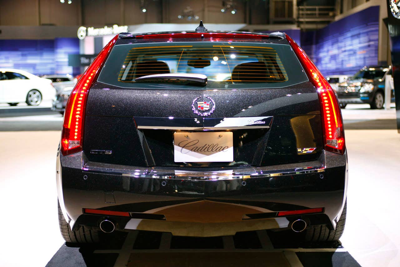 2011 Cadillac CTS-V Sport Wagon Black Diamond Edition rear