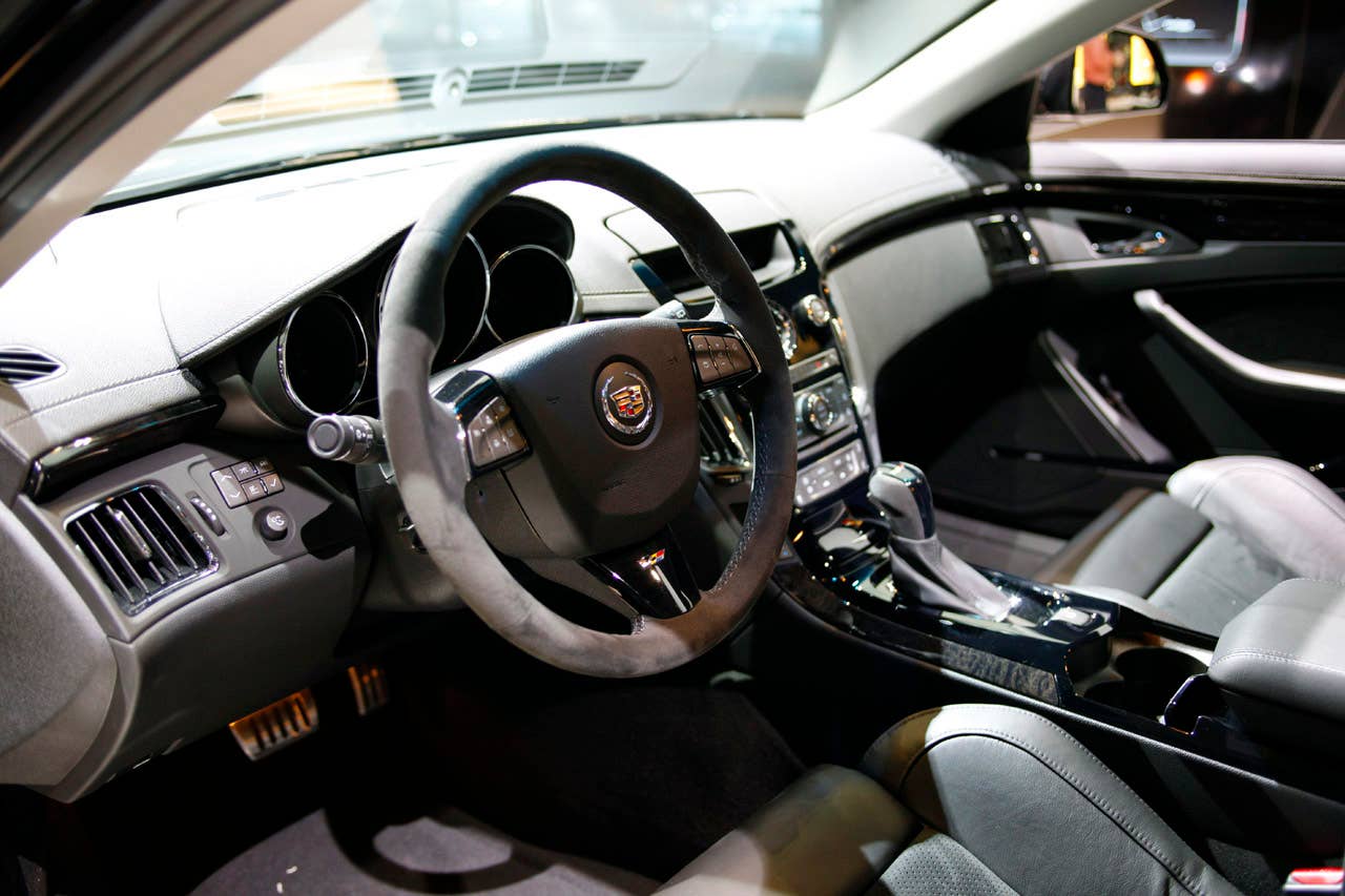 2011 Cadillac CTS-V Sport Wagon Black Diamond Edition interior