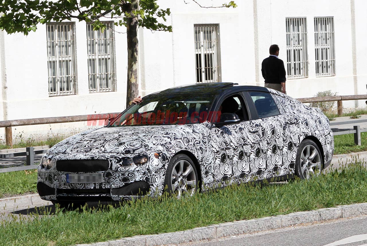 2014 BMW 4 Series Gran Coupe Spy Shots front 3/4
