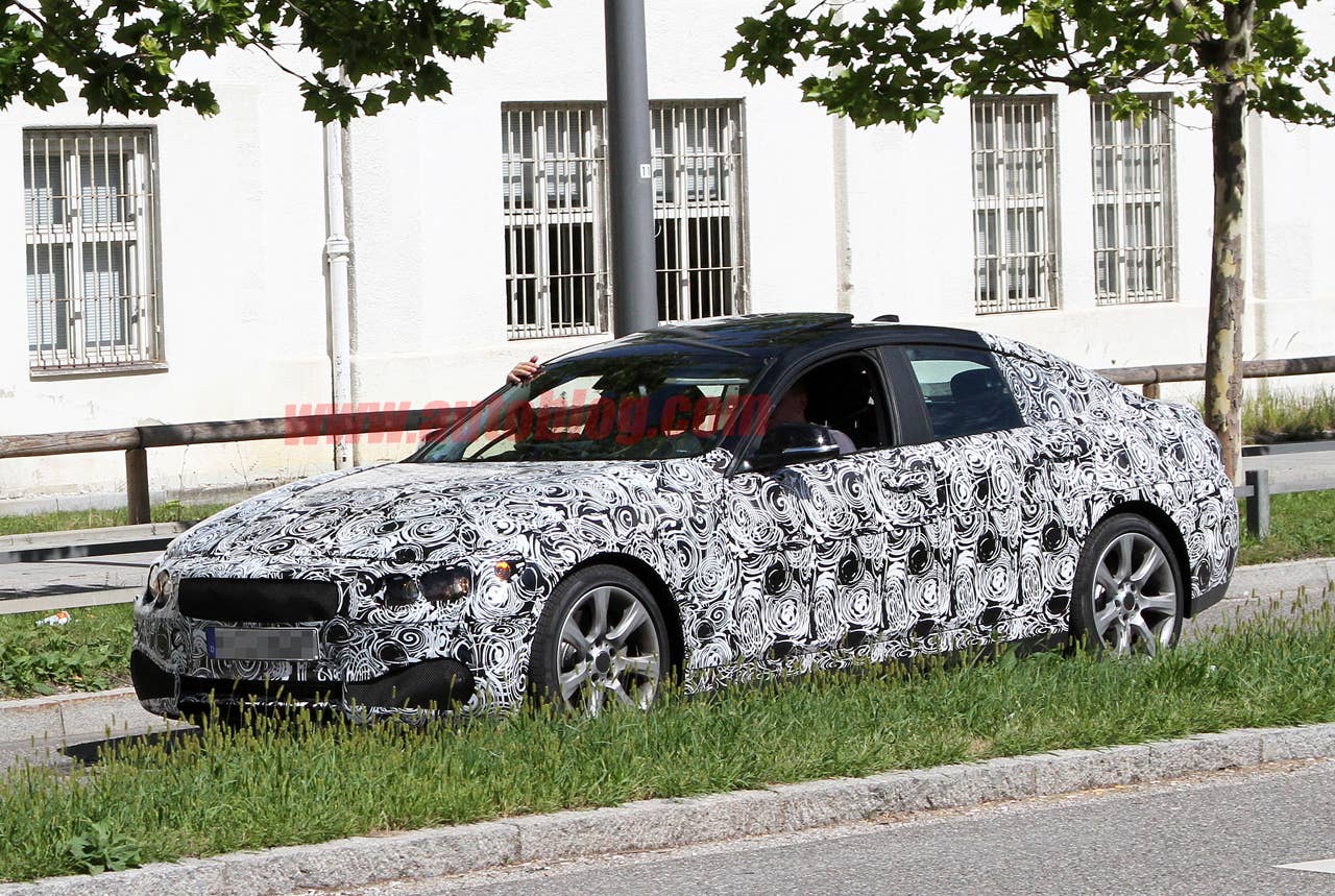 2014 BMW 4 Series Gran Coupe Spy Shots front 3/4