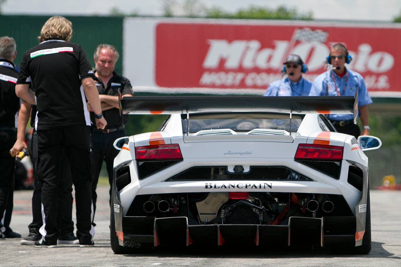 Super Trofeo racing at Mid-Ohio