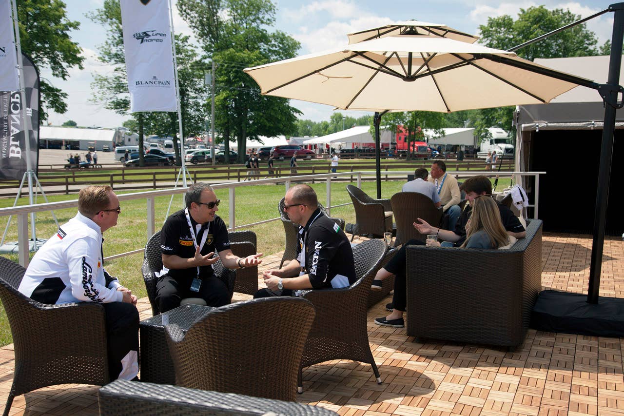 Super Trofeo racing hospitality experience