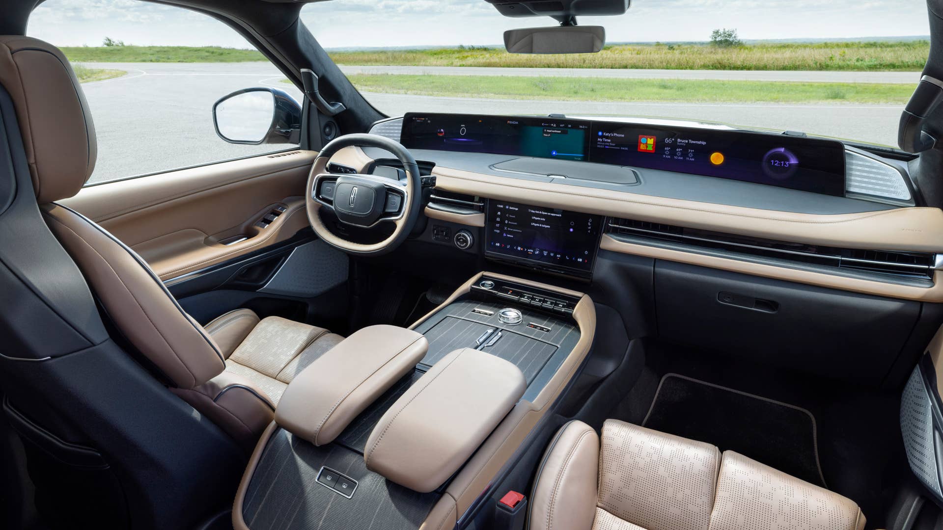 Preproduction model shown. Available Spring 2025. Amazon, Alexa, Prime Video, and all related marks are trademarks of Amazon.com, Inc. or its affiliates. Google, Google Assistant, Google Maps, and Google Play are trademarks of Google LLC. Apple CarPlay is a trademark of Apple Inc., registered in the U.S. and other countries. All other third-party products, company names, and logos are trademarks and remain the property of their respective owners.