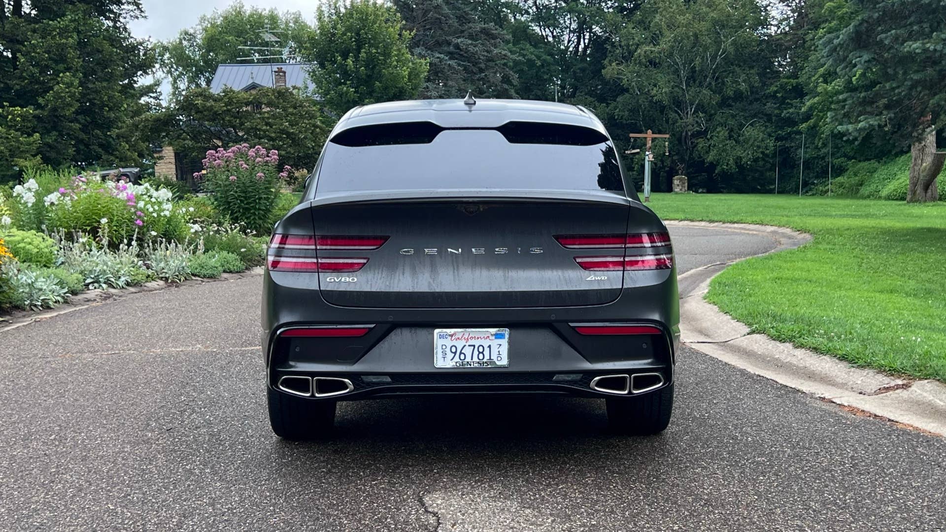 2025 Genesis GV80 Coupe black rear view