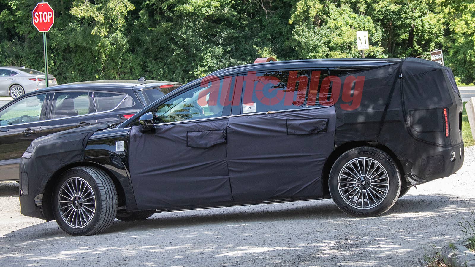 Hyundai Ioniq three-row SUV prototype