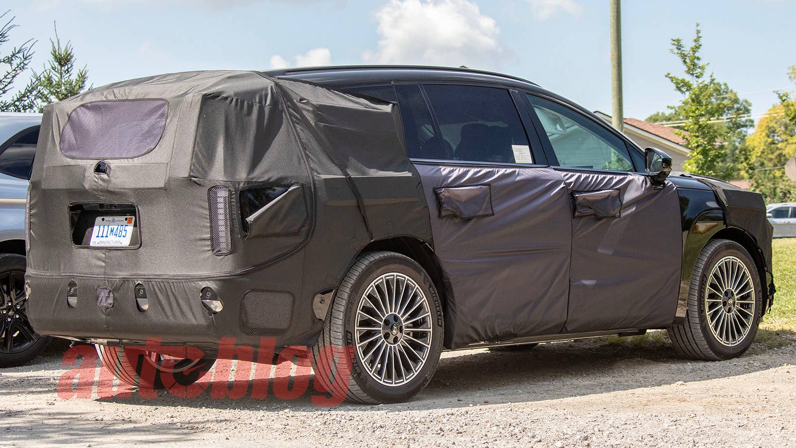Hyundai Ioniq three-row SUV prototype