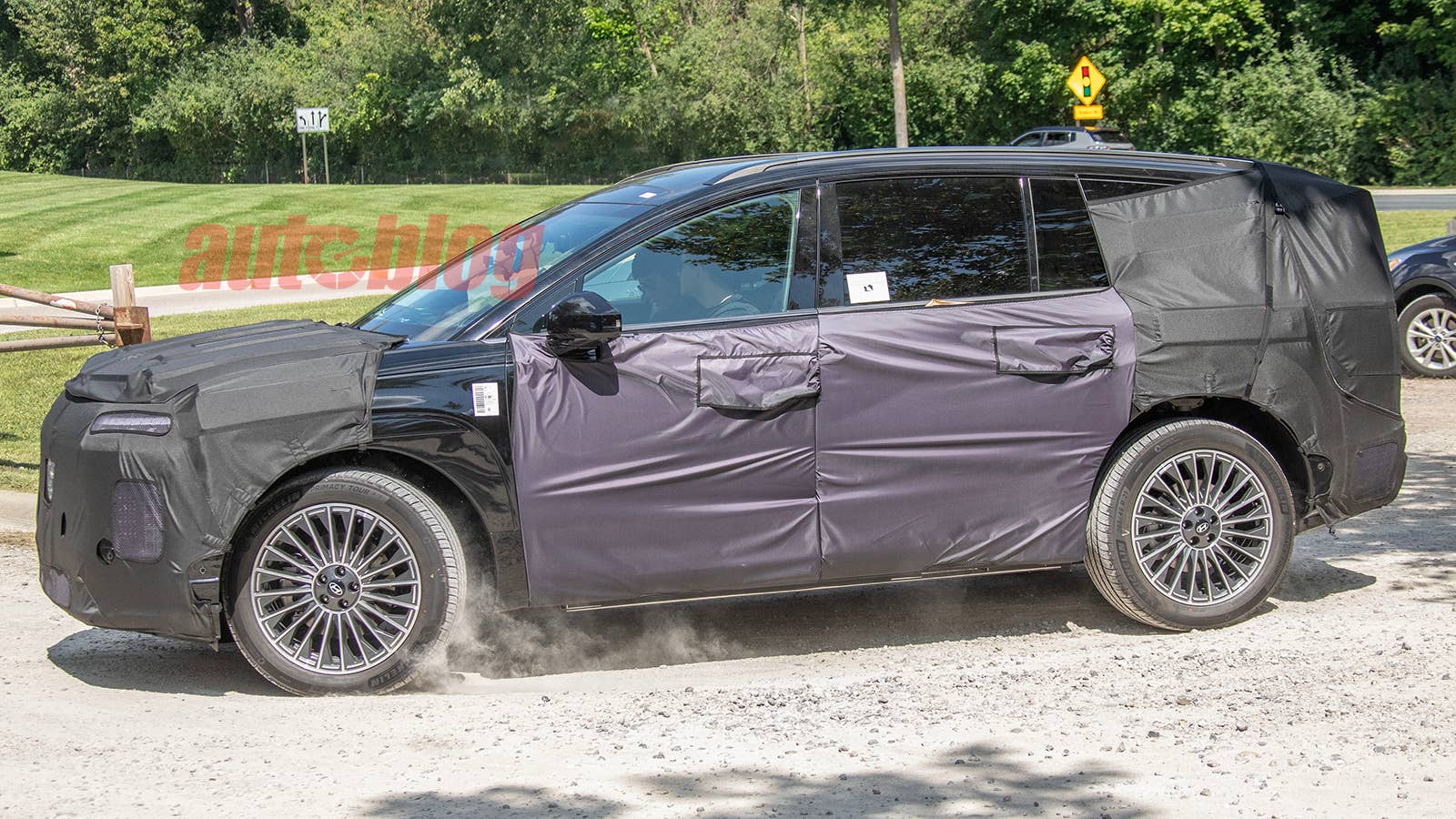 Hyundai Ioniq three-row SUV prototype