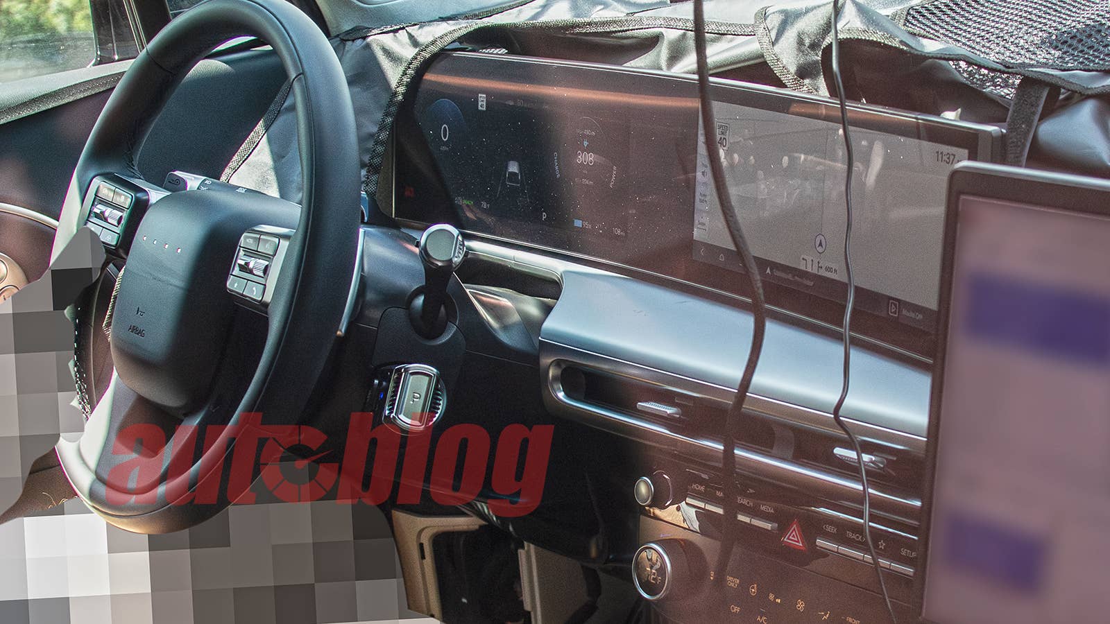 Hyundai Ioniq three-row SUV prototype