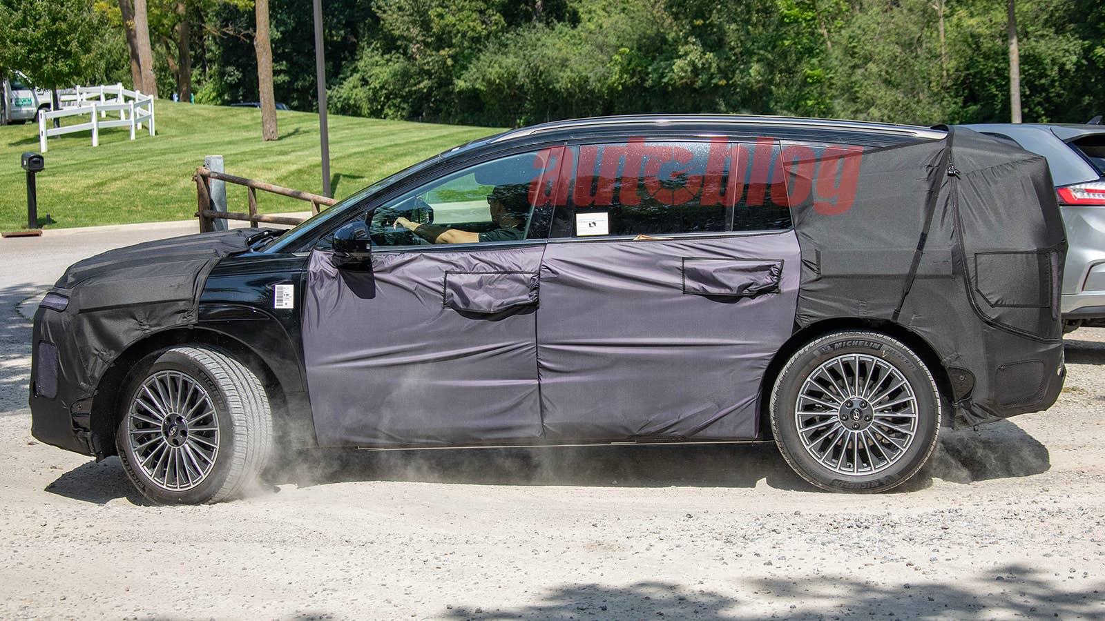 Hyundai Ioniq three-row SUV prototype