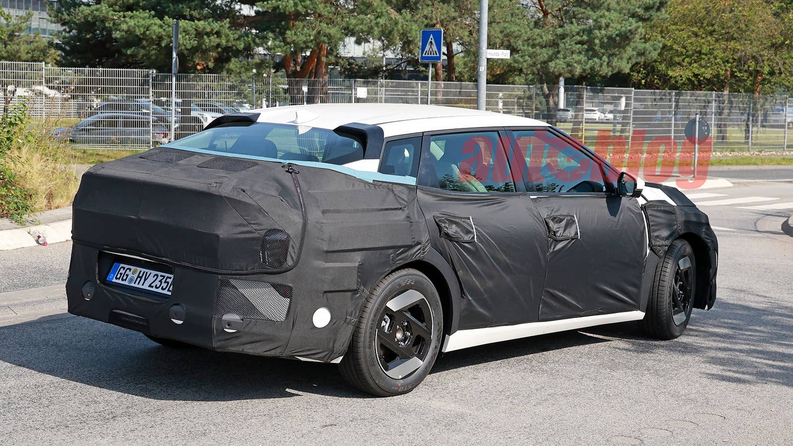 Kia EV4 sedan prototype
