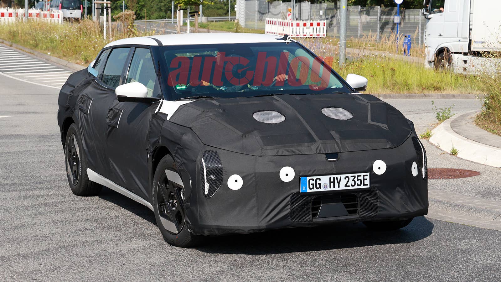 Kia EV4 sedan prototype