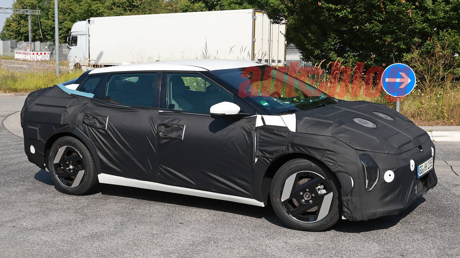 Kia EV4 sedan prototype