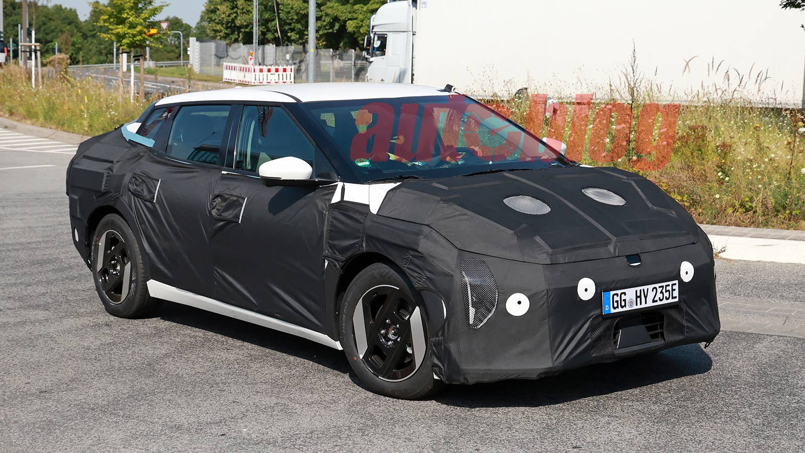 Kia EV4 sedan prototype