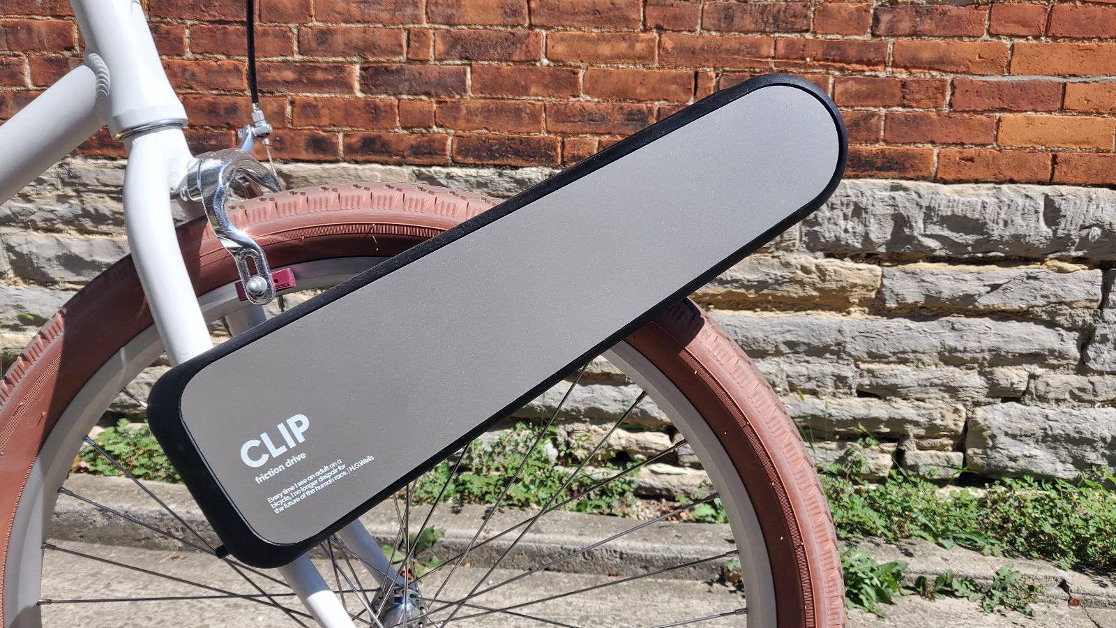 electric friction drive bicycle CLIP Review: The CLIP Clip-On Motor