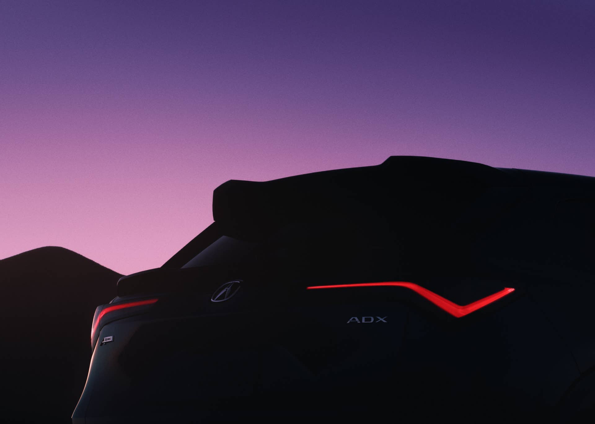 2025 Acura ADX Teaser Rear End