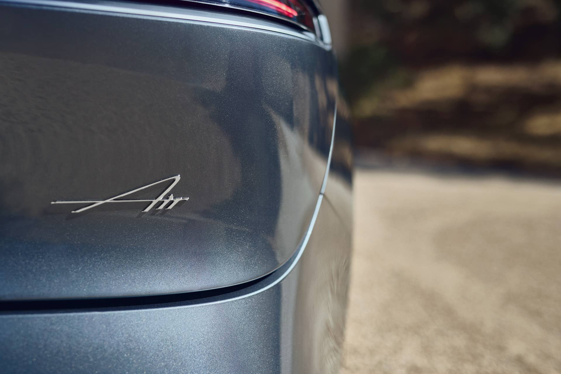 Lucid Air Pure "Air" badge