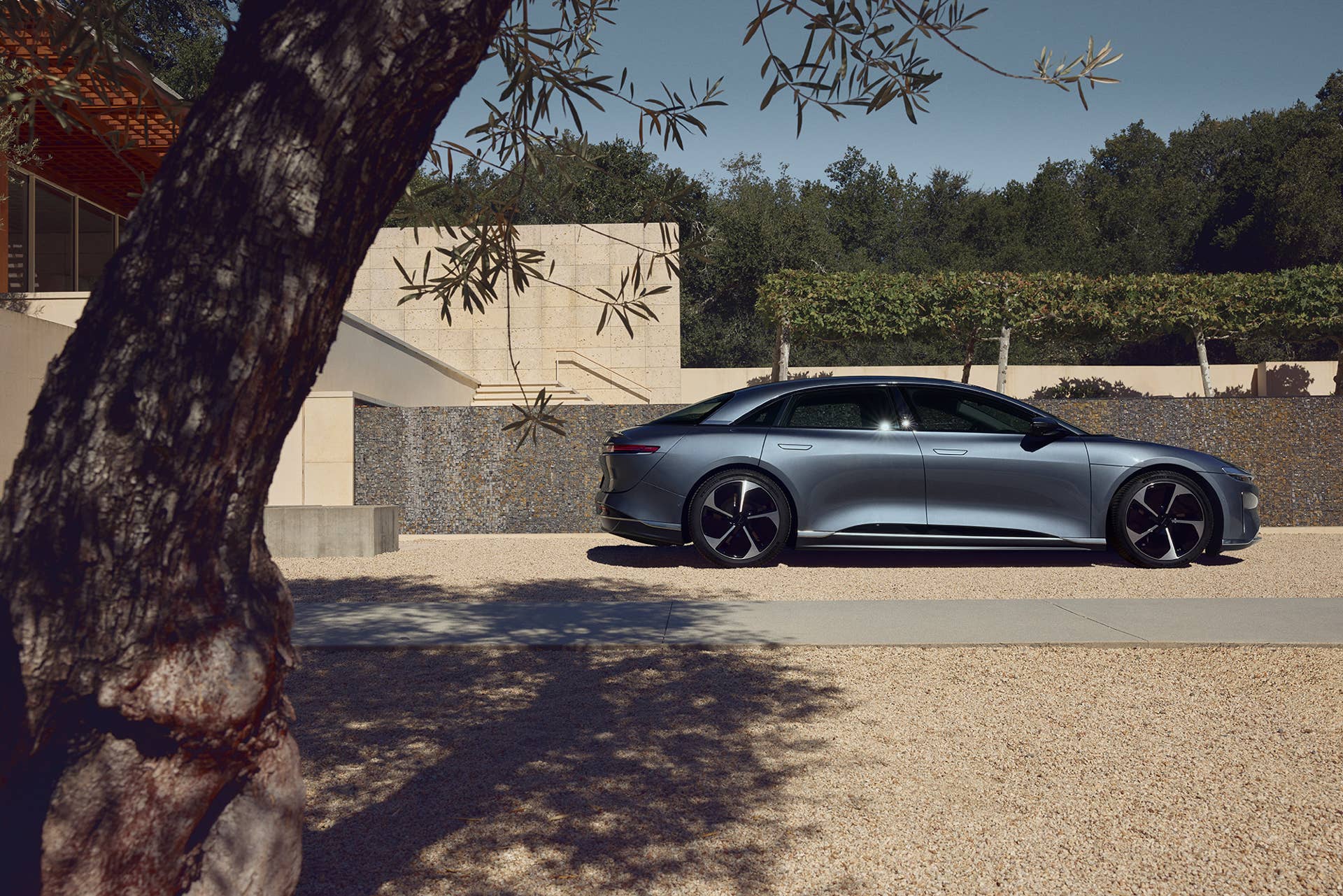 Lucid Air Pure side view