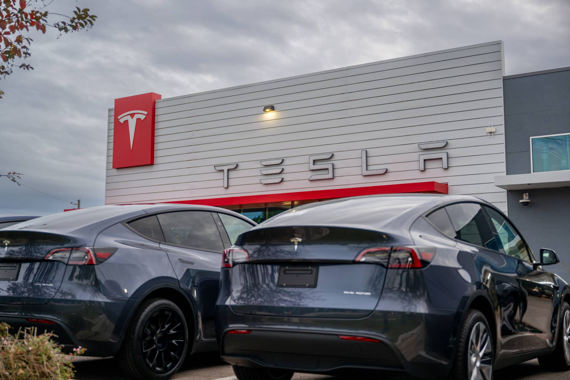 AUSTIN, TEXAS - DECEMBER 13: A Tesla dealership is seen on December 13, 2023 in Austin, Texas. Tesla is recalling nearly all vehicles sold in the US after a near two-year investigation by the National Highway Traffic Safety Administration found a defect in the Autopilot system. (Photo by Brandon Bell/Getty Images)