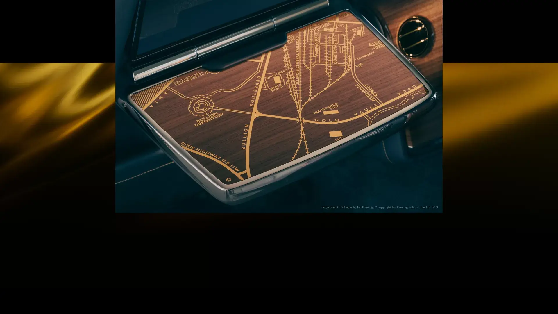 Rolls-Royce Phantom Goldfinger Picnic Tables