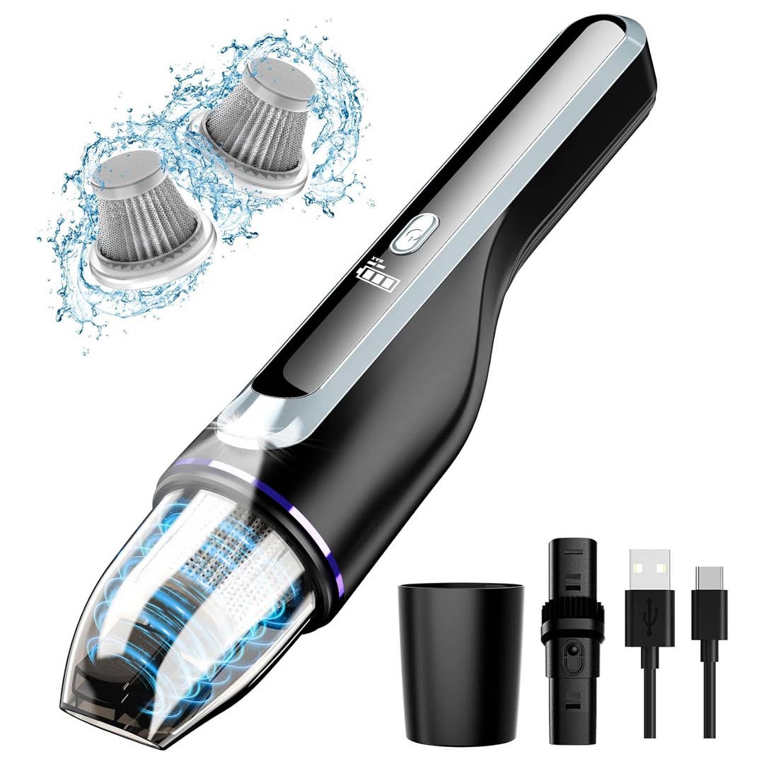 The Drecell Handheld Cordless Vacuum is on sale right now at Amazon