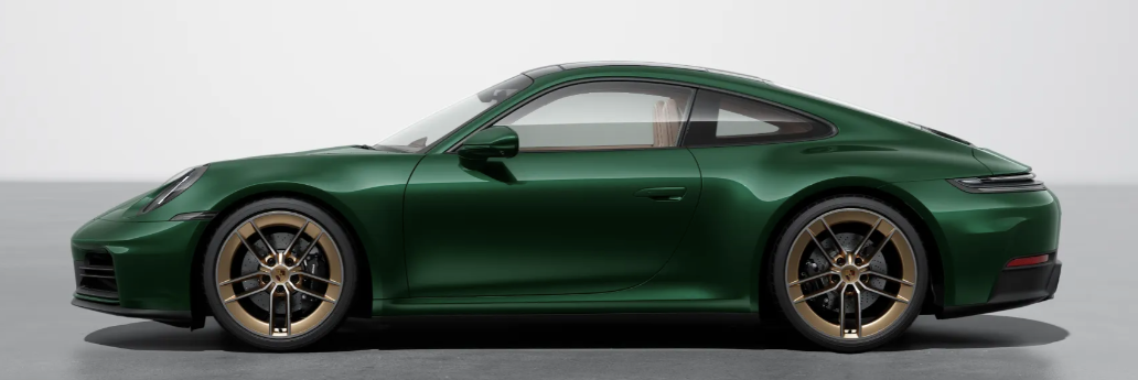 Porsche Configurator showing wheel selection