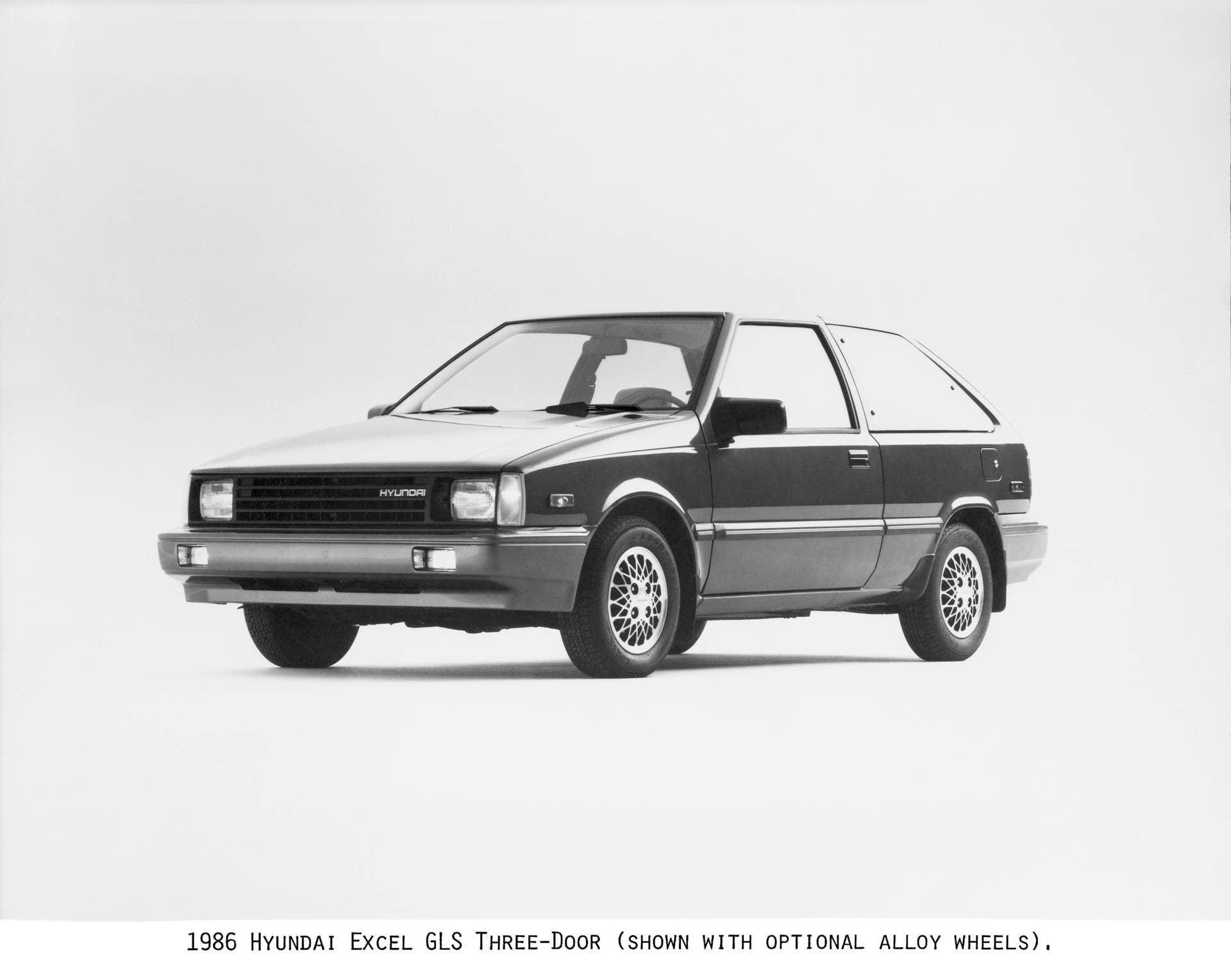 Hyundai Excel Three-Door Hatchback