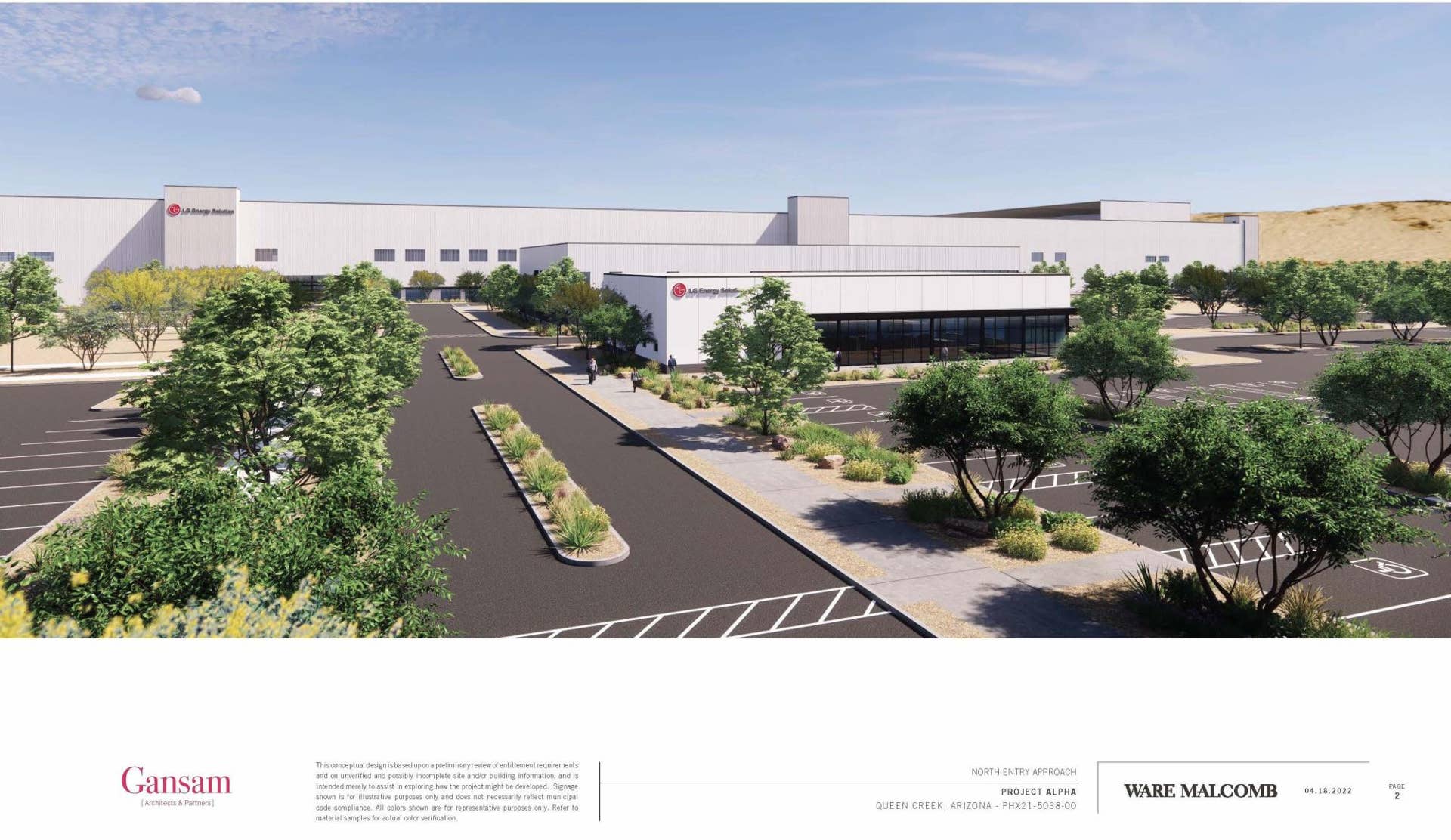 Plant by LG Energy Solution in Queen Creek, AZ should open in 2025
