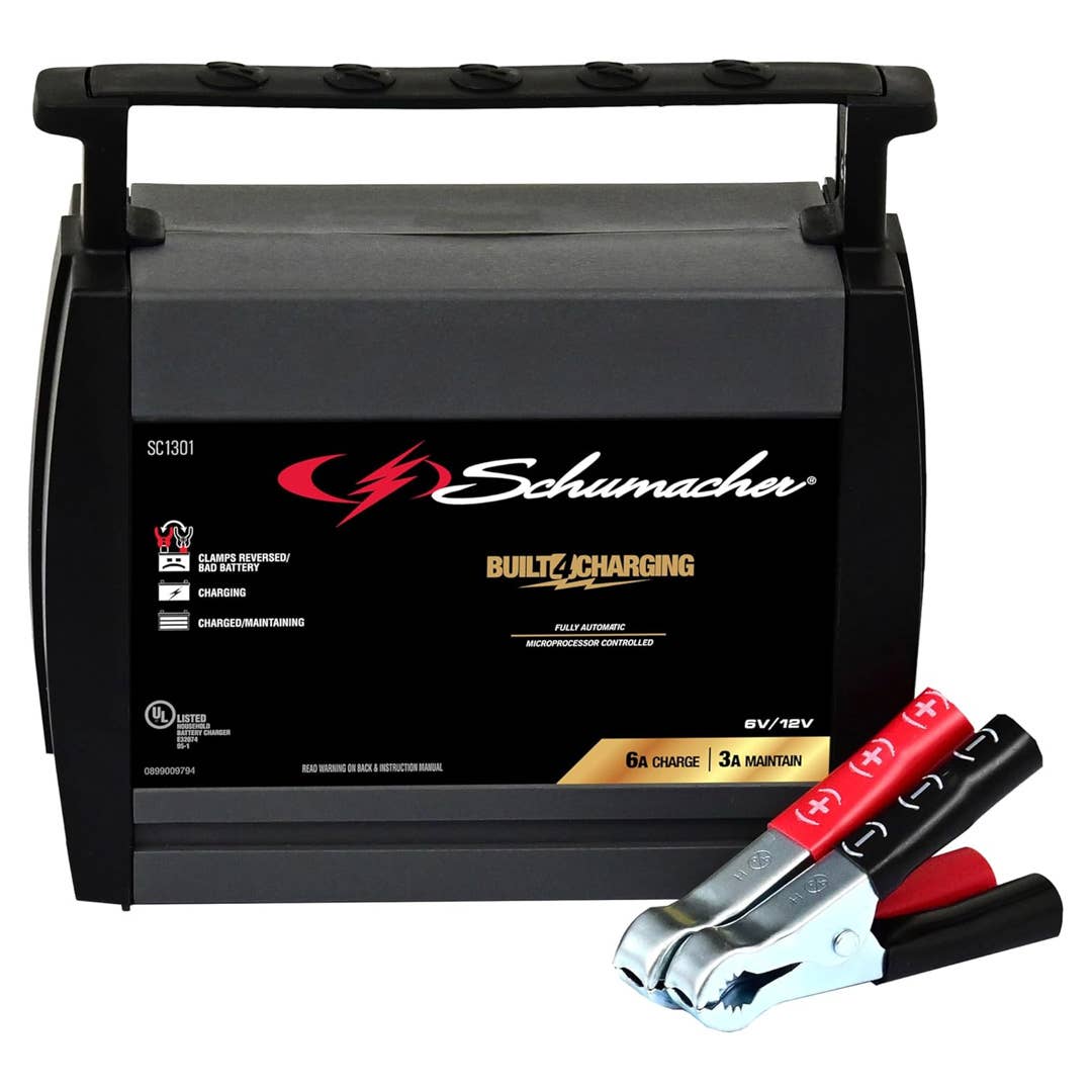The Schumacher Battery Charger and Maintainer is on sale right now at Amazon