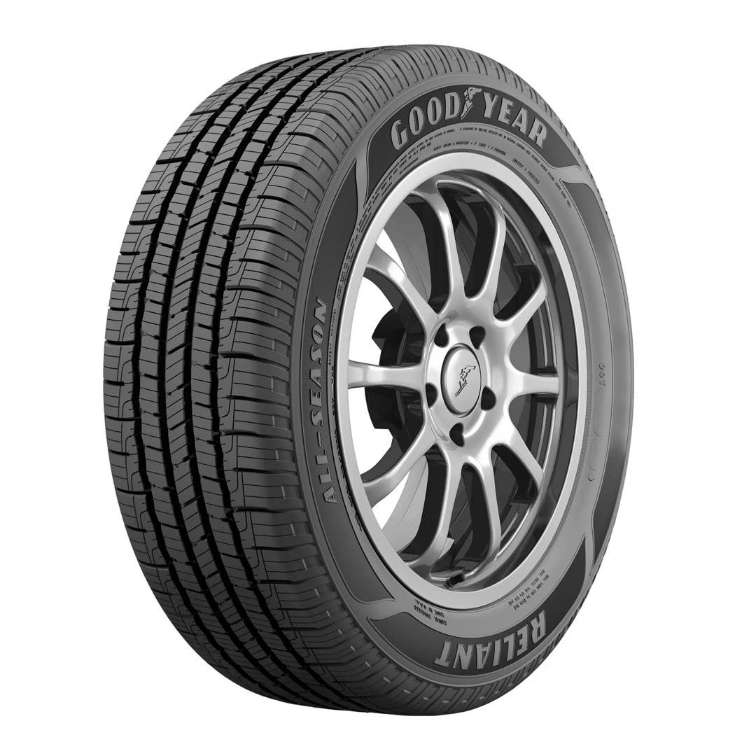 The Goodyear Reliant 15” All-Weather Tire is on sale right now at Walmart